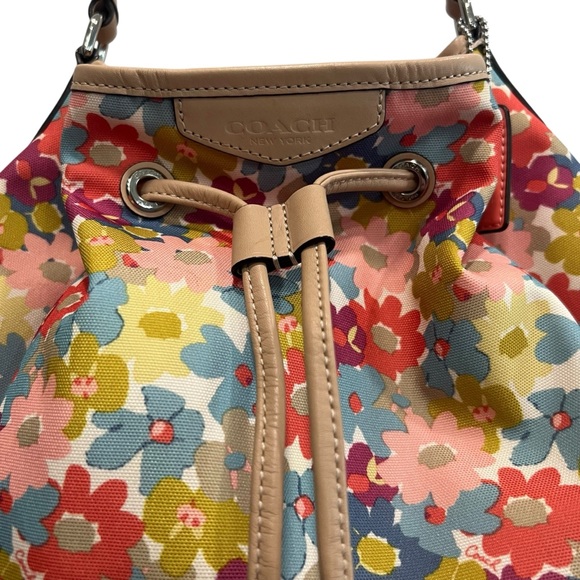 Coach Floral Multicolor Shoulder Bag - Picture 4 of 13